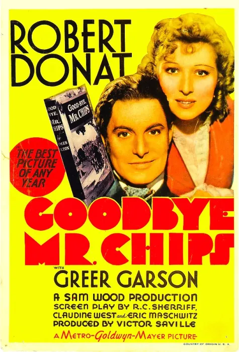 Framed Print : GOODBYE, MR. CHIPS, from left: Robert Donat, Greer Garson on midget window card, 1939 Framed Print : GOODBYE, MR. CHIPS, from left: Robert Donat, Greer Garson on midget window card, 1939