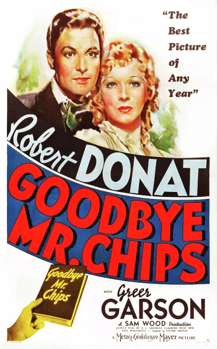 Framed Print : GOODBYE, MR. CHIPS, US poster art, from left: Robert Donat, Greer Garson, 1939 Framed Print : GOODBYE, MR. CHIPS, US poster art, from left: Robert Donat, Greer Garson, 1939