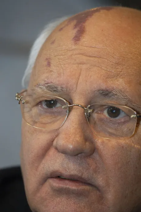 Framed Print : GORBACHEVMikhail Sergeyevich (1931). Soviet politician. Chief of the government of the USSR (1985-1991). Nobel Peace Prize in 1990. 2004