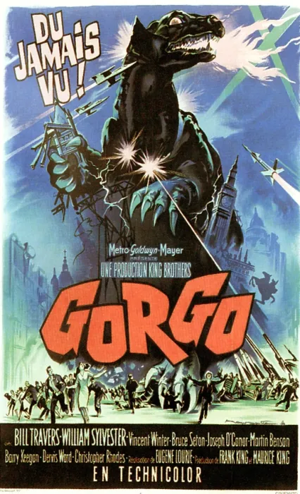 Framed Print : GORGO, French poster art, 1961 Framed Print : GORGO, French poster art, 1961