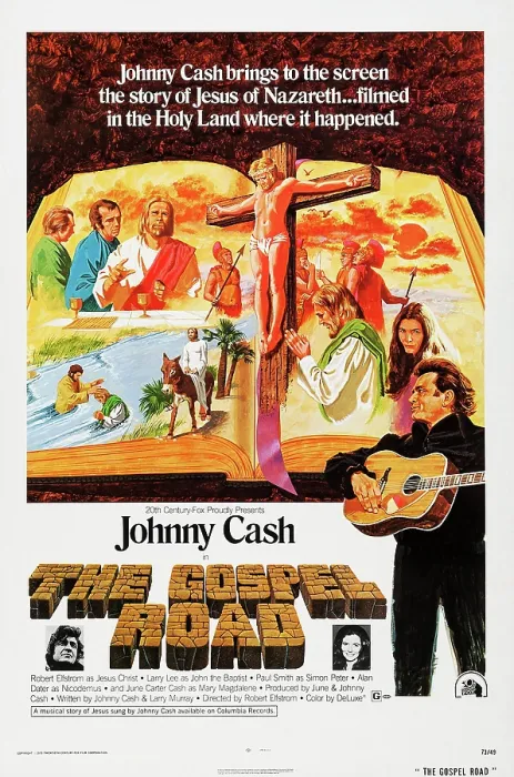 Framed Print : THE GOSPEL ROAD: A STORY OF JESUS, Johnny Cash (right), 1973, TM & Copyright 20th Century Fox Film Corp. / courtesy Everett Collection