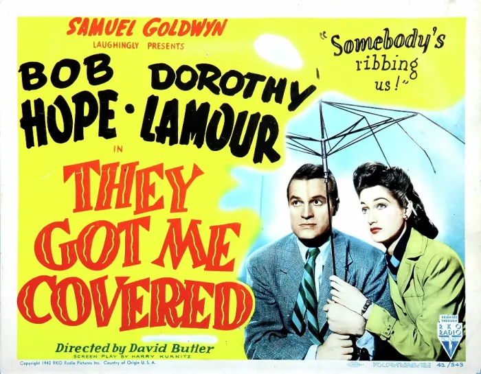Framed Print : THEY GOT ME COVERED, Bob Hope, Dorothy Lamour, 1943 Framed Print : THEY GOT ME COVERED, Bob Hope, Dorothy Lamour, 1943