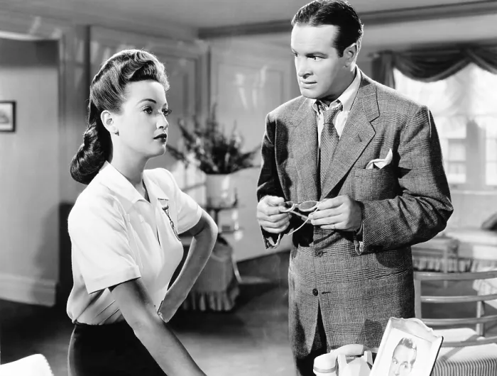 Framed Print : THEY GOT ME COVERED, from left, Dorothy Lamour, Bob Hope, 1943 Framed Print : THEY GOT ME COVERED, from left, Dorothy Lamour, Bob Hope, 1943