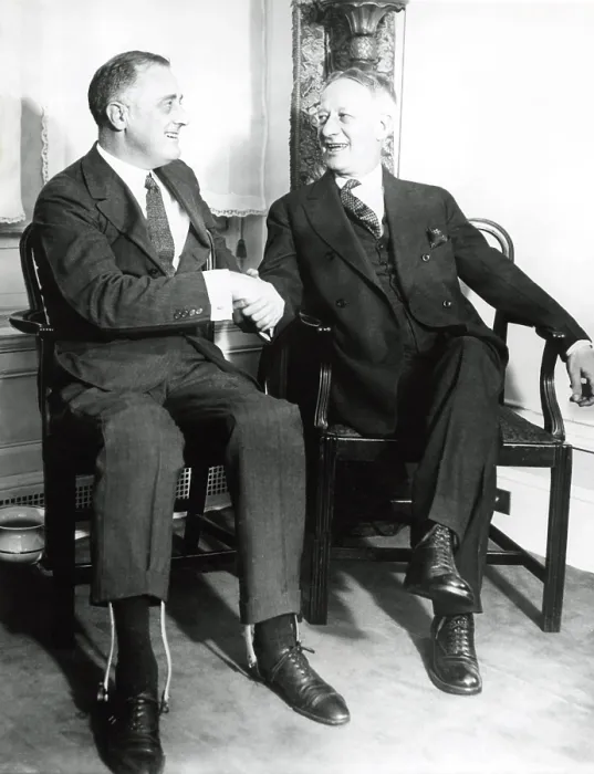 Framed Print : Governor Franklin Roosevelt shakes hands with Alfred E. Smith in 1930. They supported each other in the 1920s, but became rivals for the 1932 Democratic Presidential nomination Framed Print : Governor Franklin Roosevelt shakes hands with Alfred E. Smith in 1930. They supported each other in the 1920s, but became rivals for the 1932 Democratic Presidential nomination