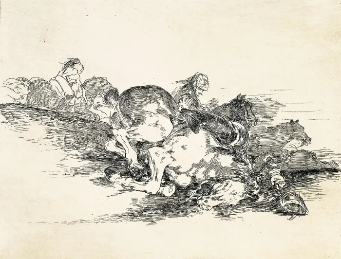 Framed Print : GOYA Y LUCIENTES, Francisco de (1746-1828). It always happens. 1810-1820. Plate 8 of 'The Disasters of War'. Etching. SPAIN. Madrid. National Library Framed Print : GOYA Y LUCIENTES, Francisco de (1746-1828). It always happens. 1810-1820. Plate 8 of 'The Disasters of War'. Etching. SPAIN. Madrid. National Library