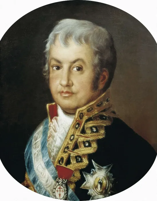 Framed Print : GOYA Y LUCIENTES, Francisco de (1746-1828). Ferdinand VII of Spain. beg. 19th c. Oil on canvas. SPAIN. Madrid. Lzaro Galdiano Foundation. AISA / Everett Collection**US SALES ONLY**