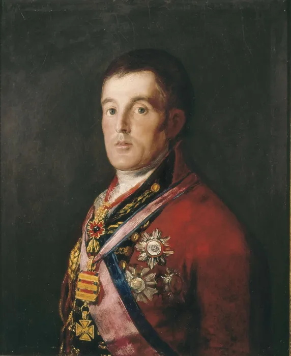 Framed Print : GOYA Y LUCIENTES, Francisco de (1746-1828). The Duke of Wellington. 1812 - 1814. Oil on mahogany. Oil on wood. UNITED KINGDOM. London. National Gallery