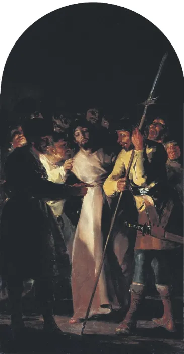 Framed Print : GOYA Y LUCIENTES, Francisco de (1746-1828). The Taking of Christ. 1798. SPAIN. Toledo. Cathedral. Oil on canvas. AISA / Everett Collection**US SALES ONLY** Framed Print : GOYA Y LUCIENTES, Francisco de (1746-1828). The Taking of Christ. 1798. SPAIN. Toledo. Cathedral. Oil on canvas. AISA / Everett Collection**US SALES ONLY**