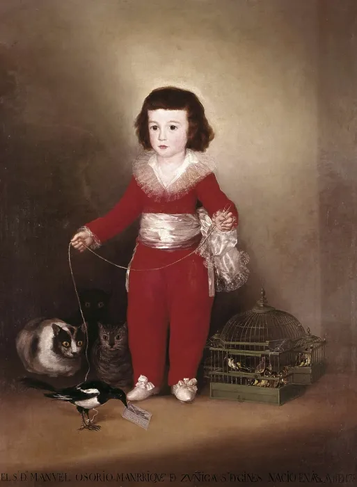 Framed Print : GOYA Y LUCIENTES, Francisco de (1746-1828). Manuel Osorio Manrique de Zuiga. 1778. Oil on canvas. UNITED STATES OF AMERICA. New York City. Metropolitan Museum of Art