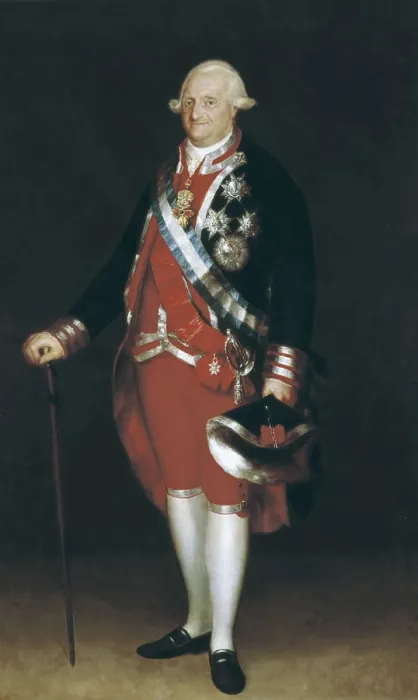 Framed Print : GOYA Y LUCIENTES, Francisco de (1746-1828). Charles IV. ca. 1799. Oil on canvas. SPAIN. Madrid. Prado Museum. AISA / Everett Collection**US SALES ONLY**