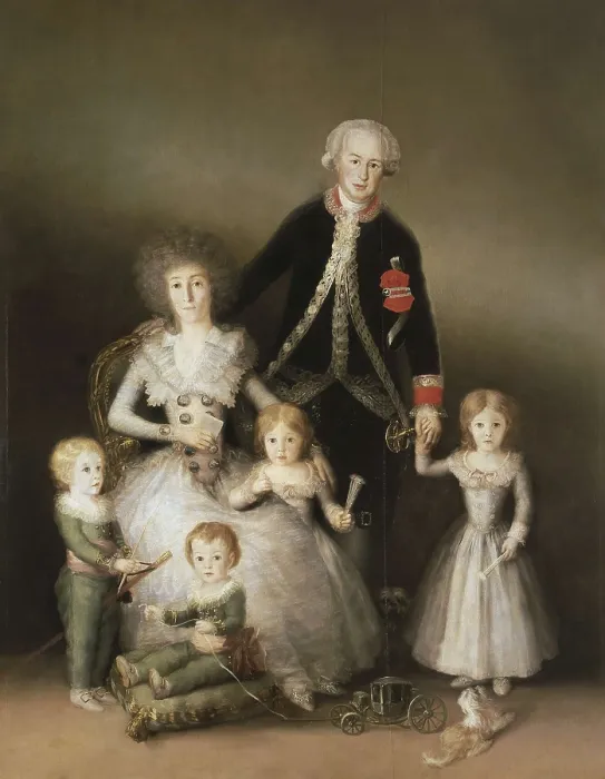 Framed Print : GOYA Y LUCIENTES, Francisco de (1746-1828). The Duke of Osuna and his Family. 1788. Oil on canvas. SPAIN. Madrid. Prado Museum. AISA / Everett Collection**US SALES ONLY**