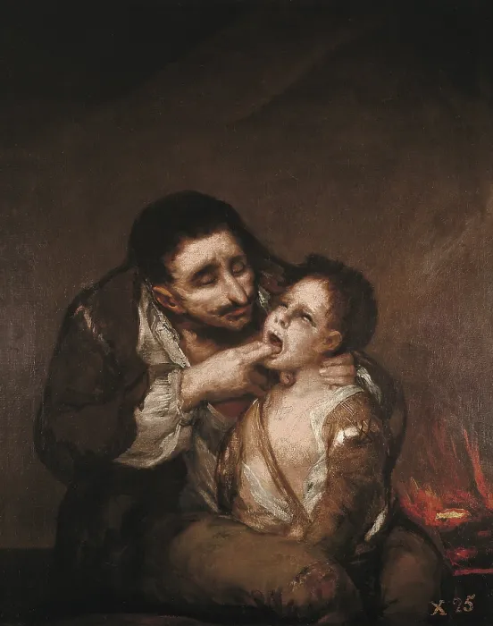 Framed Print : GOYA Y LUCIENTES, Francisco de (1746-1828). Lazarillo de Tormes. 1808-1812. Oil on canvas. Private Collection. - CAGP / Iberfoto / Everett Collection (392602)**US SALES ONLY**