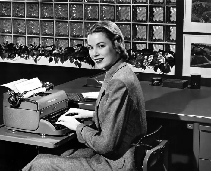 Framed Print : Grace Kelly in her days as a model around 1950