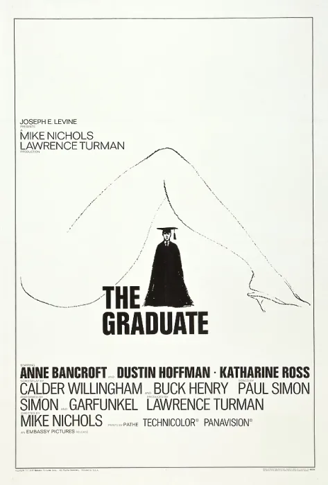 Framed Print : THE GRADUATE, US poster, Dustin Hoffman, 1967