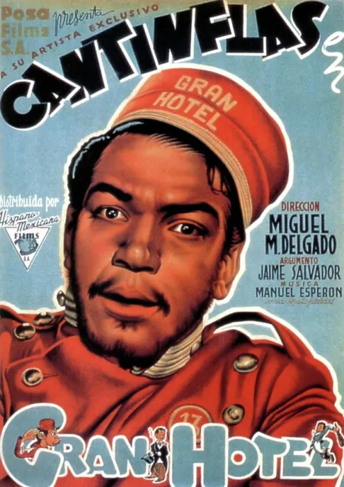 Framed Print : GRAN HOTEL, Cantinflas on Spanish poster art, 1944 Framed Print : GRAN HOTEL, Cantinflas on Spanish poster art, 1944