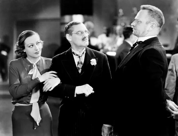 Framed Print : GRAND HOTEL, from left, Joan Crawford, Lionel Barrymore, Wallace Beery, 1932
