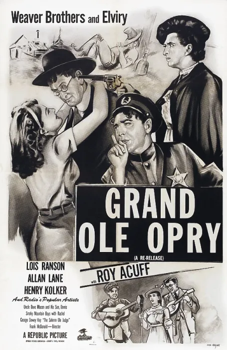 Framed Print : GRAND OLE OPRY, US poster art, second left: Leon Weaver; right: June Weaver, 1940 Framed Print : GRAND OLE OPRY, US poster art, second left: Leon Weaver; right: June Weaver, 1940