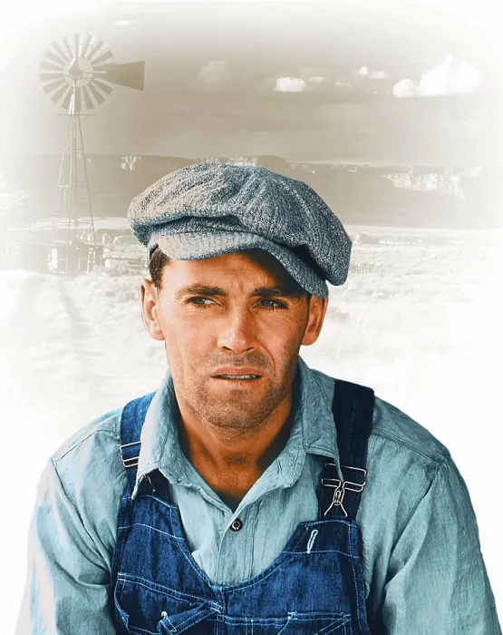 Framed Print : THE GRAPES OF WRATH, Henry Fonda, 1940. TM and Copyright 20th Century Fox Film Corp. All rights reserved. Courtesy: Everett Collection