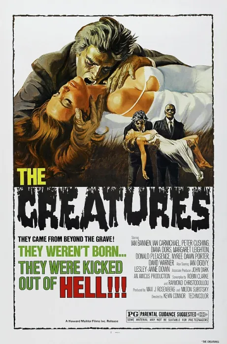 Framed Print : FROM BEYOND THE GRAVE, (aka THE CREATURES), poster art, 1973