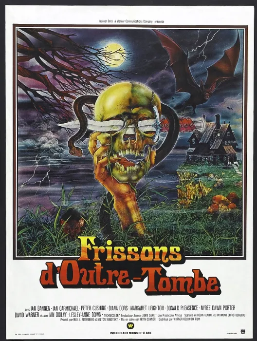 Framed Print : FROM BEYOND THE GRAVE, (aka FRISSONS D'OUTRE-TOMBE), French poster art, 1973 Framed Print : FROM BEYOND THE GRAVE, (aka FRISSONS D'OUTRE-TOMBE), French poster art, 1973
