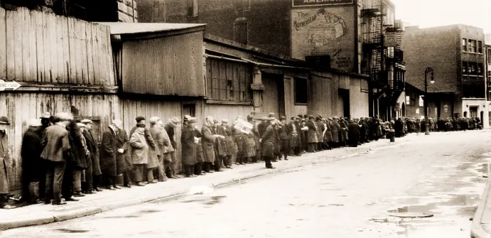 Framed Print : Great Depression breadline at McCauley Water Street Mission under Brooklyn Bridge, New York. 1932 Framed Print : Great Depression breadline at McCauley Water Street Mission under Brooklyn Bridge, New York. 1932