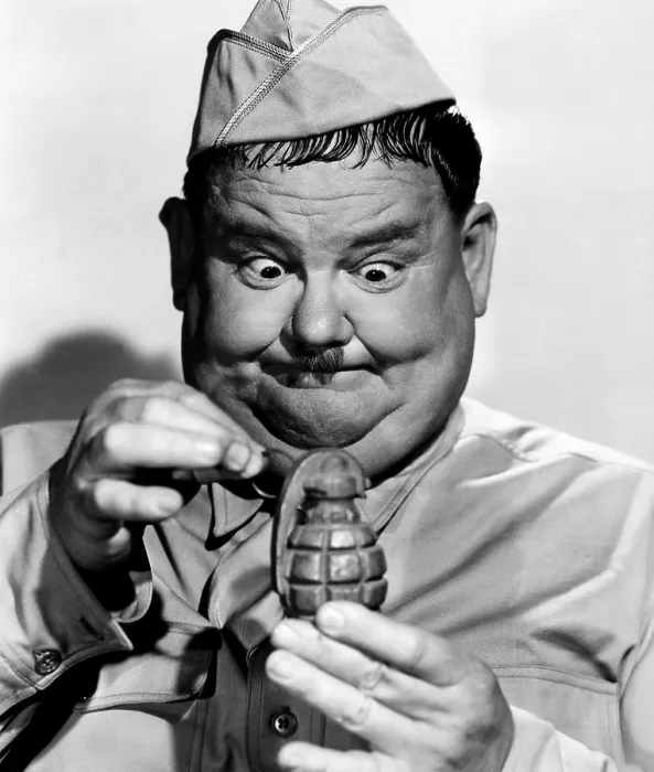 Framed Print : GREAT GUNS, Oliver Hardy, 1941. TM & copyright 20th Century Fox Film Corp. All rights reserved / courtesy Everett Collection