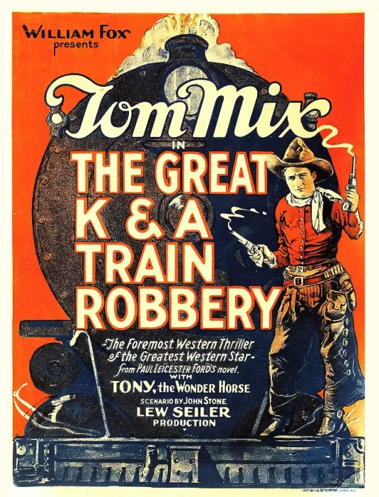 Framed Print : THE GREAT K&A TRAIN ROBBERY, Tom Mix, 1926, TM and Copyright 20th Century Fox Film Corp. All rights reserved. / courtesy Everett Collection Framed Print : THE GREAT K&A TRAIN ROBBERY, Tom Mix, 1926, TM and Copyright 20th Century Fox Film Corp. All rights reserved. / courtesy Everett Collection