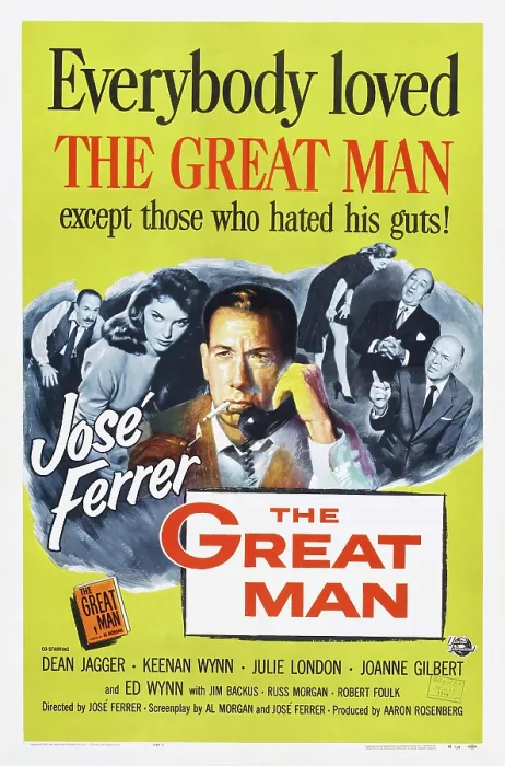 Framed Print : THE GREAT MAN, US poster art, from left: Keenan Wynn, Julie London, Jose Ferrer, Dean Jagger, Ed Wynn, Joanne Gilbert, 1956 Framed Print : THE GREAT MAN, US poster art, from left: Keenan Wynn, Julie London, Jose Ferrer, Dean Jagger, Ed Wynn, Joanne Gilbert, 1956