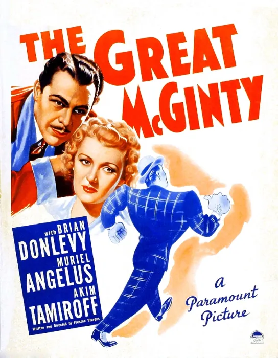 Framed Print : THE GREAT MCGINTY (aka DOWN WITH MCGINTY), US poster, from left: Brian Donlevy, Muriel Angelus on window card, 1940 Framed Print : THE GREAT MCGINTY (aka DOWN WITH MCGINTY), US poster, from left: Brian Donlevy, Muriel Angelus on window card, 1940