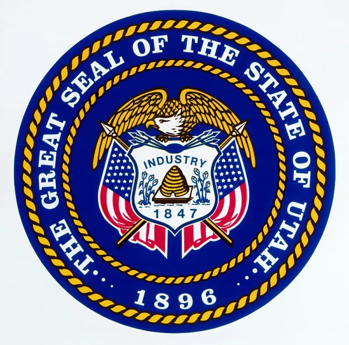 Framed Print : Great Seal of the State of Utah