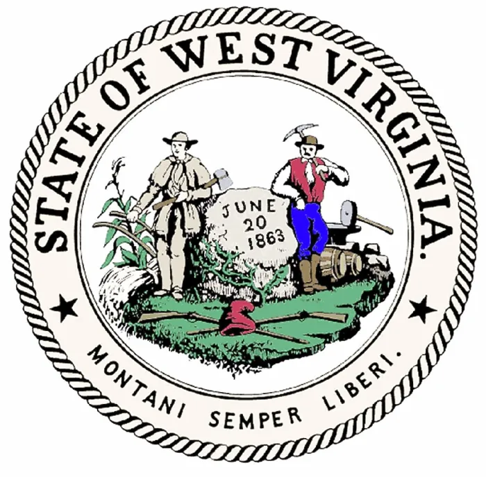 Framed Print : Great Seal of the State of West Virginia
