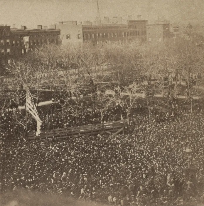Framed Print : The Great Union Meeting in Union Square, New York City, April 20, 1861 Framed Print : The Great Union Meeting in Union Square, New York City, April 20, 1861