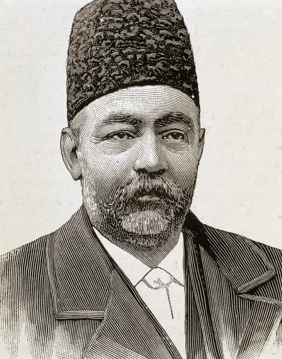 Framed Print : Great Vizier of the Shah of Persia. Engraving. AISA / Everett Collection**US SALES ONLY**