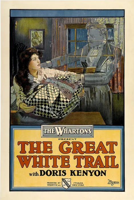 Framed Print : THE GREAT WHITE TRAIL, left: Doris Kenyon, 1917 Framed Print : THE GREAT WHITE TRAIL, left: Doris Kenyon, 1917