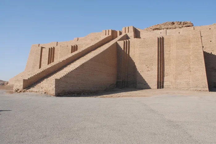 Framed Print : The Great Ziggurat of Ur was built by the Neo-Sumerians in the reign of King Nabonidus 556-539 BC on the rubble of an older Sumerian structure constructed by Sumerian King