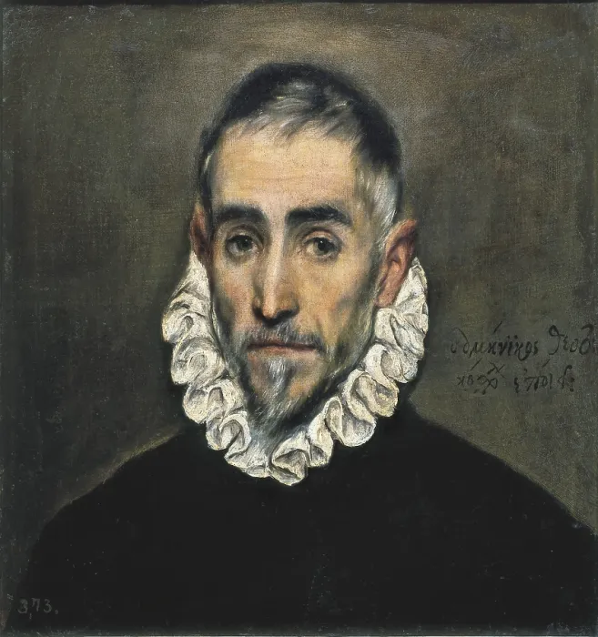 Framed Print : Greco, Domenikos Theotokopoulos, called El (1541-1614). Portrait of an unknown gentleman. 1584 - 1594. Portrait with gorget. Mannerism art. Oil on canvas. SPAIN. Madrid Framed Print : Greco, Domenikos Theotokopoulos, called El (1541-1614). Portrait of an unknown gentleman. 1584 - 1594. Portrait with gorget. Mannerism art. Oil on canvas. SPAIN. Madrid