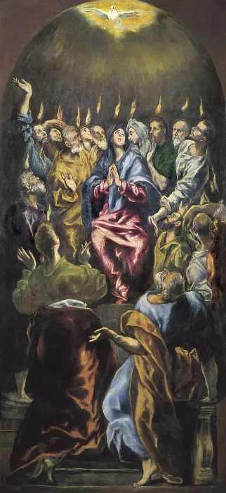 Framed Print : Greco, Domnikos Theotokpoulos, called El (1541-1614). The Pentecost. 1604 - 1614. Mannerism art. Oil on canvas. SPAIN. Madrid. Prado Museum Framed Print : Greco, Domnikos Theotokpoulos, called El (1541-1614). The Pentecost. 1604 - 1614. Mannerism art. Oil on canvas. SPAIN. Madrid. Prado Museum