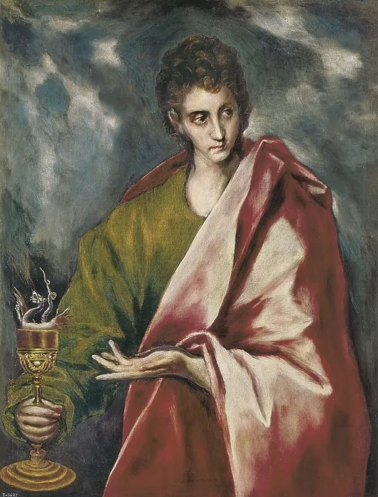 Framed Print : Greco, Domnikos Theotokpoulos, called El (1541-1614). St. 1595 - 1604. Mannerism art. Oil on canvas. SPAIN. Madrid. Prado Museum. AISA / Everett Collection**US SALES ONLY**