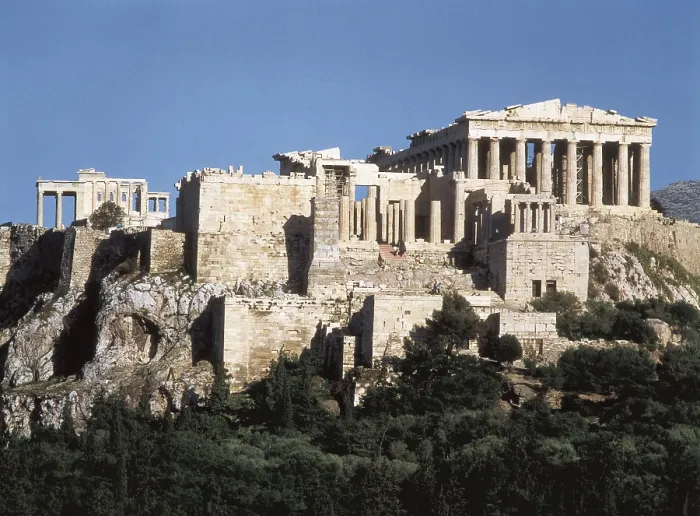 Framed Print : GREECE. ATTICA. Athens. Acropolis. Parthenon, Propylaea and Erechtheum. Classical Greek art. Architecture. AISA / Everett Collection**US SALES ONLY** Framed Print : GREECE. ATTICA. Athens. Acropolis. Parthenon, Propylaea and Erechtheum. Classical Greek art. Architecture. AISA / Everett Collection**US SALES ONLY**