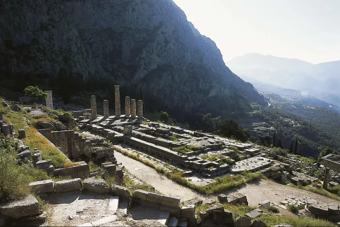 Framed Print : GREECE. CENTRAL GREECE. PHOCIS. Delphi. Temple of Apollo. Temple of Apollo (510-330 BC). Greek art. Architecture. AISA / Everett Collection**US SALES ONLY** Framed Print : GREECE. CENTRAL GREECE. PHOCIS. Delphi. Temple of Apollo. Temple of Apollo (510-330 BC). Greek art. Architecture. AISA / Everett Collection**US SALES ONLY**