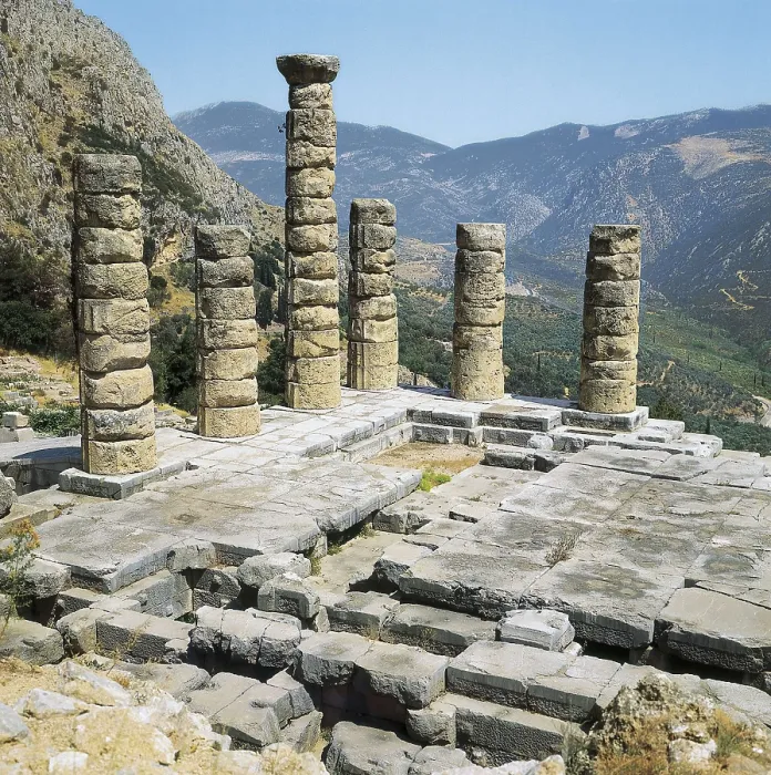 Framed Print : GREECE. CENTRAL GREECE. PHOCIS. Delphi. Temple of Apollo. Temple of Apollo (510-330 BC). Greek art. Architecture. AISA / Everett Collection**US SALES ONLY** Framed Print : GREECE. CENTRAL GREECE. PHOCIS. Delphi. Temple of Apollo. Temple of Apollo (510-330 BC). Greek art. Architecture. AISA / Everett Collection**US SALES ONLY**