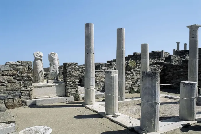 Framed Print : GREECE. SOUTHERN AEGEAN. CYCLADES. Delos. Diadumen house. Architecture. AISA / Everett Collection**US SALES ONLY** Framed Print : GREECE. SOUTHERN AEGEAN. CYCLADES. Delos. Diadumen house. Architecture. AISA / Everett Collection**US SALES ONLY**