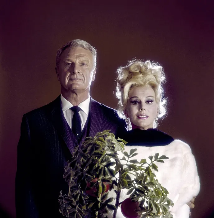 Framed Print : GREEN ACRES, Eddie Albert, Eva Gabor, 1965-1971