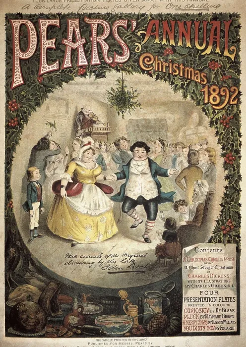 Framed Print : GREEN, Charles (1840-1898). Pears'Annual Christmas 1892