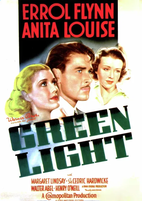 Framed Print : GREEN LIGHT, from left: Anita Louise, Errol Flynn, Margaret Lindsay, 1937