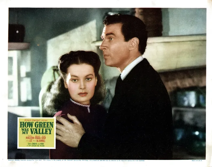 Framed Print : HOW GREEN WAS MY VALLEY, from left, Maureen O'Hara, Walter Pidgeon, 1941, TM and Copyright 20th Century Fox Film Corp. All rights reserved / courtesy Everett Collection
