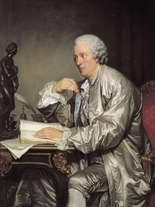 Framed Print : GREUZE, Jean Baptiste (1725-1805). Portrait of Claude Henri Watelet. ca. 1765. Rococo art. Oil on canvas. FRANCE. Paris. Louvre Museum. AISA / Everett Collection**US SALES ONLY**