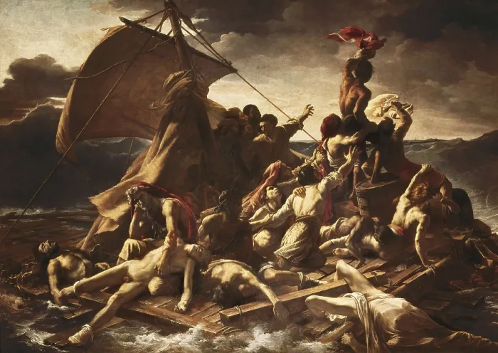Framed Print : GRICAULT, Thodore (1791-1824). The Raft of the Medusa. 1819. Romanticism. Oil on canvas. FRANCE. Paris. Louvre Museum. AISA / Everett Collection**US SALES ONLY**