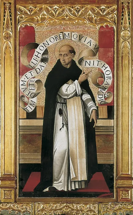 Framed Print : GRIFO, Master of (16th century). Saint Vincent Ferrer. 16th c. Central panel of the altarpiece of St Vincent Ferrer Framed Print : GRIFO, Master of (16th century). Saint Vincent Ferrer. 16th c. Central panel of the altarpiece of St Vincent Ferrer