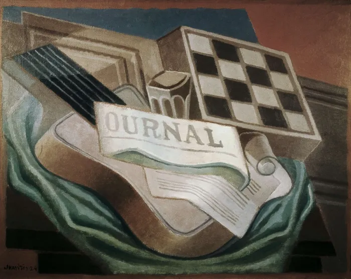 Framed Print : GRIS, Juan (1887-1927). Still Life. 1924. Cubism. Oil on canvas. AISA / Everett Collection.**US SALES ONLY** Framed Print : GRIS, Juan (1887-1927). Still Life. 1924. Cubism. Oil on canvas. AISA / Everett Collection.**US SALES ONLY**